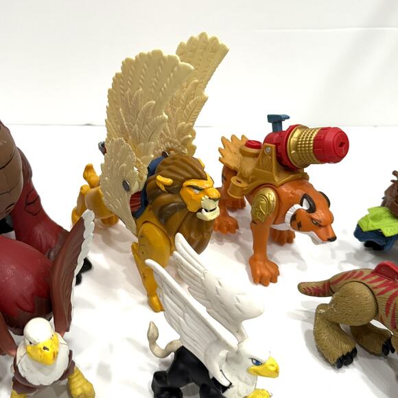 Imaginext Fisher Price lot of 8 Dragon Griffon Eagle Tiger Dinosaur Serpent - Picture 5 of 15